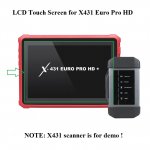 LCD Touch Screen Digitizer for LAUNCH X431 Euro Pro HD Scanner